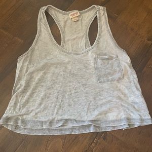 Grey Cropped Tanktop SIZE XS